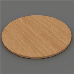 OM Round Meeting Table Top Only 600 Diameter x 25mmH Beech