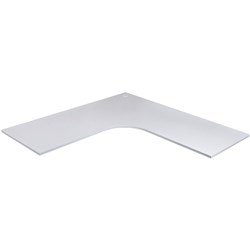 OM Radial Corner Desk Top Only 1800/1800Wxx 700D x 25mmH White