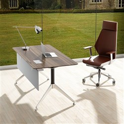 Potenza Straight Desk 1800W x 800D x 750mmH Casnan And White