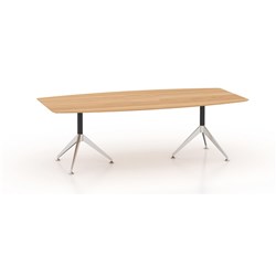 POTENZA BOARDROOM TABLE W 2400 x D 1200 x H 750mm Virginia Walnut