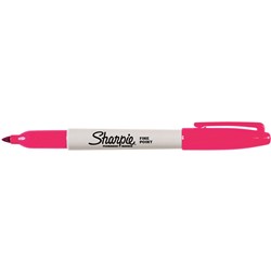 SHARPIE FINE POINT MARKER Permanent 1.0mm Fine Magenta Box of 12