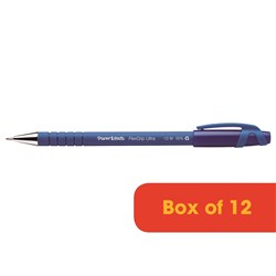 PAPERMATE BALLPOINT PEN Flexgrip Capped Medium EAN Blue Box of 12