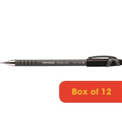 PAPERMATE BALLPOINT PEN Flexgrip Capped Medium EAN Black Box of 12