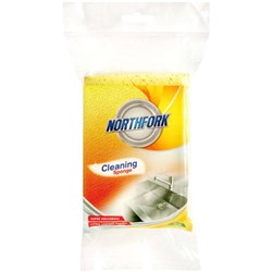 Northfork Cleaning Sponges Yellow Pack Of 5