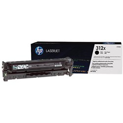 HP 312X TONER CARTRIDGE Black 4,400 Pages