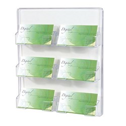 Deflecto 6 Pocket Business Card Holder JP70601