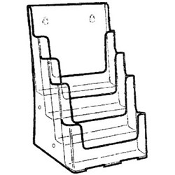 Deflecto B/holder A4 Std Four Tier 7000315 / JP77441