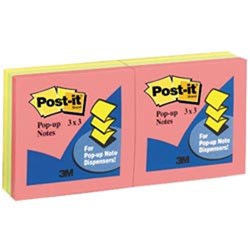 Post-It R330-AN Pop Up Notes Neon Pk6 7007019 / 3MR330AN