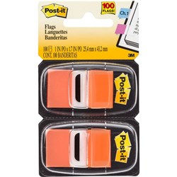 Post-It 680-OE2 Flags Twin Pack 25x43mm Orange Pack of 2