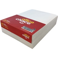 OFFICE CHOICE OFFICE PAD A4 80lf Bank Ruled 50gsm